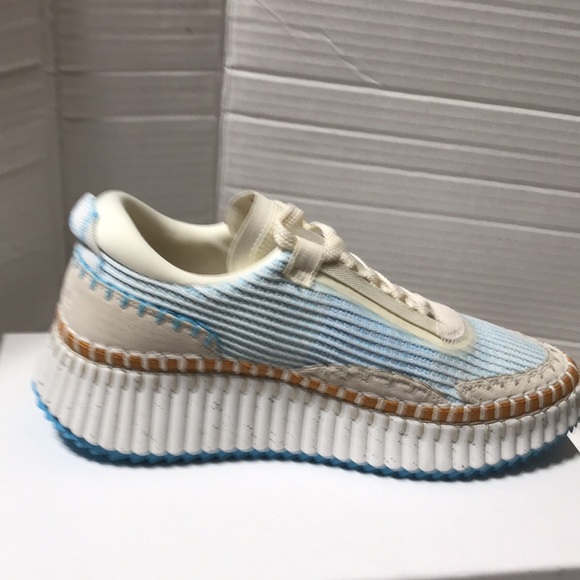 Chloe Nama sneakers. Horizon blue. NWT - Picture 6 of 11